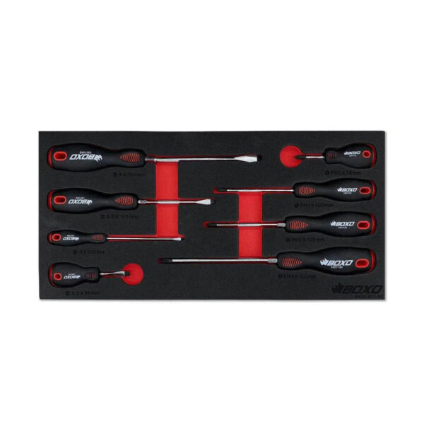 Ellunia 117-Piece SAE Tool Box | 3-Drawer Hand Carry Storage - Image 5