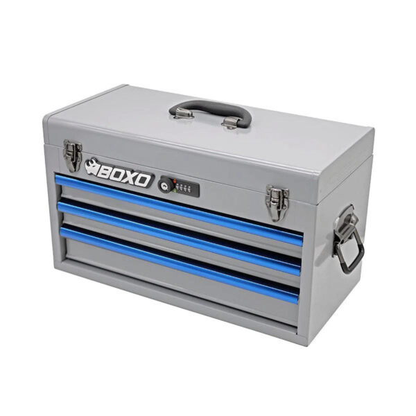Ellunia 117-Piece SAE Tool Box | 3-Drawer Hand Carry Storage - Image 13