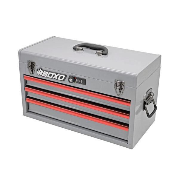 Ellunia 133-Piece Metric Tool Box | 3-Drawer Hand Carry Storage - Image 13