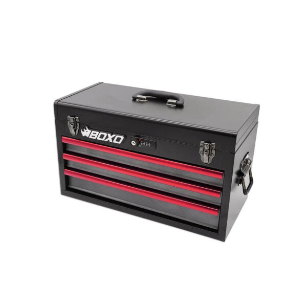 Ellunia 117-Piece SAE Tool Box | 3-Drawer Hand Carry Storage - Image 8