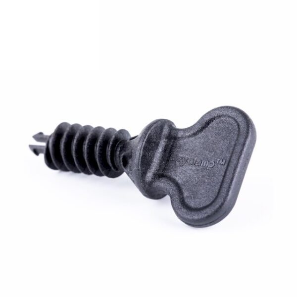 ellunia 1/2" Polymer Worm Drive Hose Clamp – PA66 Plastic with Hex Screw, Black Finish - Image 5