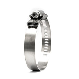 ellunia 5/8" Tamper-Resistant Worm Gear Hose Clamp – 304 Stainless Steel, Perforated Band