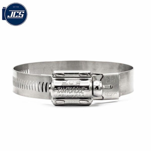 ellunia 5/8" Tamper-Resistant Worm Gear Hose Clamp – 304 Stainless Steel, Perforated Band - Image 3