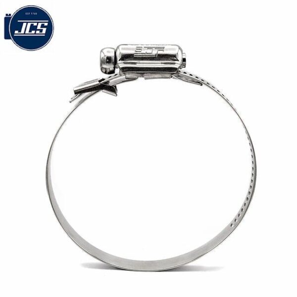 ellunia 5/8" Tamper-Resistant Worm Gear Hose Clamp – 304 Stainless Steel, Perforated Band - Image 2