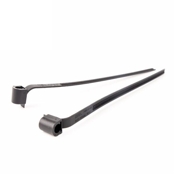 ellunia 1/2" Polymer Worm Drive Hose Clamp – PA66 Plastic with Hex Screw, Black Finish - Image 3