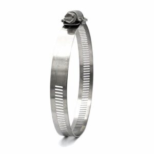 ellunia 9/16" Quick-Fit Worm Gear Hose Clamp – 304 Stainless Steel, Sure-Lock Fast Engage Design
