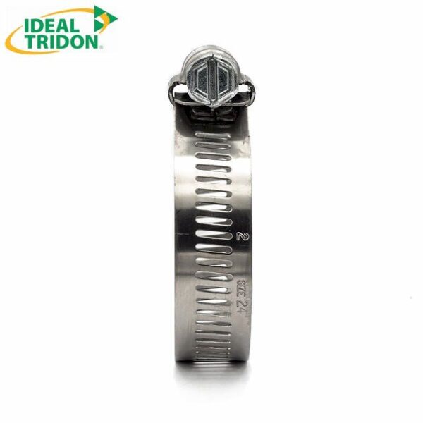 ellunia 9/16" Collared Worm Gear Hose Clamp – 201 Stainless Steel, Combo Hex with Deep Slot Screw - Image 3